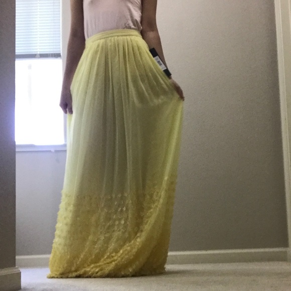 Nwt Badgley mischka long evening skirt - Picture 3 of 5